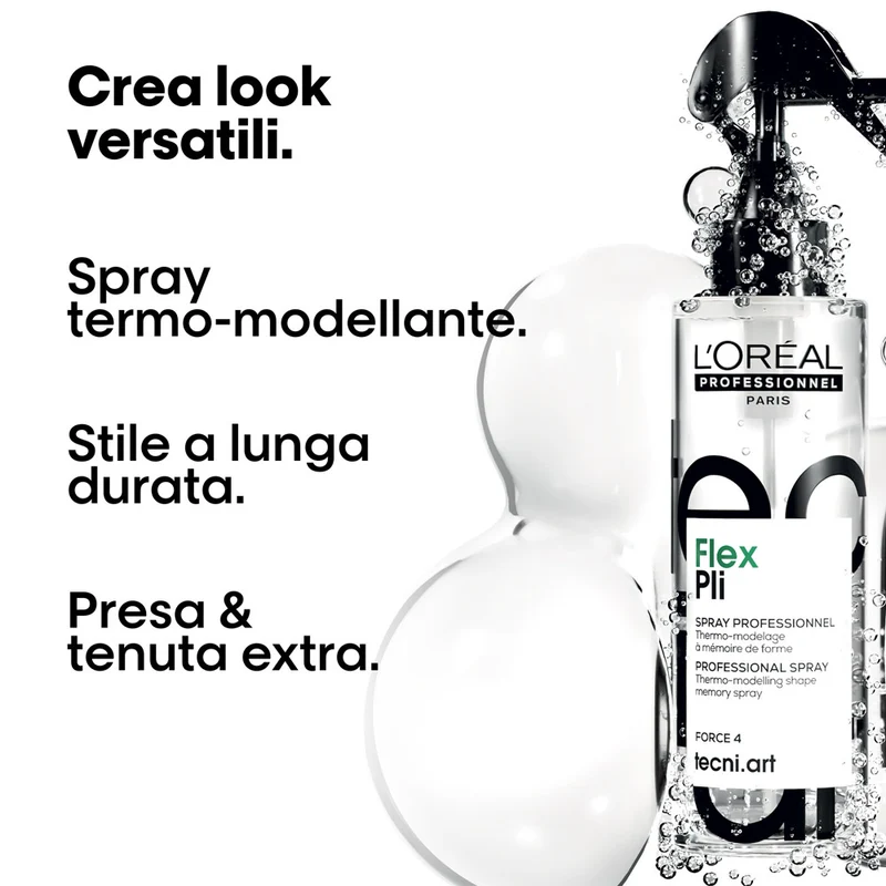 L’Oréal TecniArt Flex Pli Spray 190ml - spray termomodellante