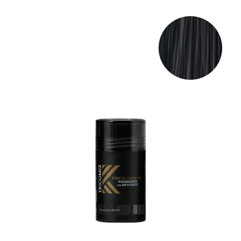 Tricomix Fibre Di Cheratina Black 12gr - fibre di cheratina volumizzanti con anticaduta