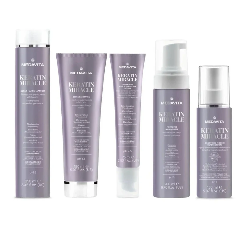 Medavita Keratin Miracle Frizz Over Hair Mousse 200ml - Mousse anticrespo
