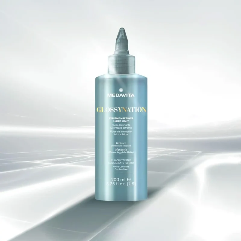 Medavita GlossyNation Extreme Makeover Liquid Light 200ml - Fluido laminante effetto luminoso