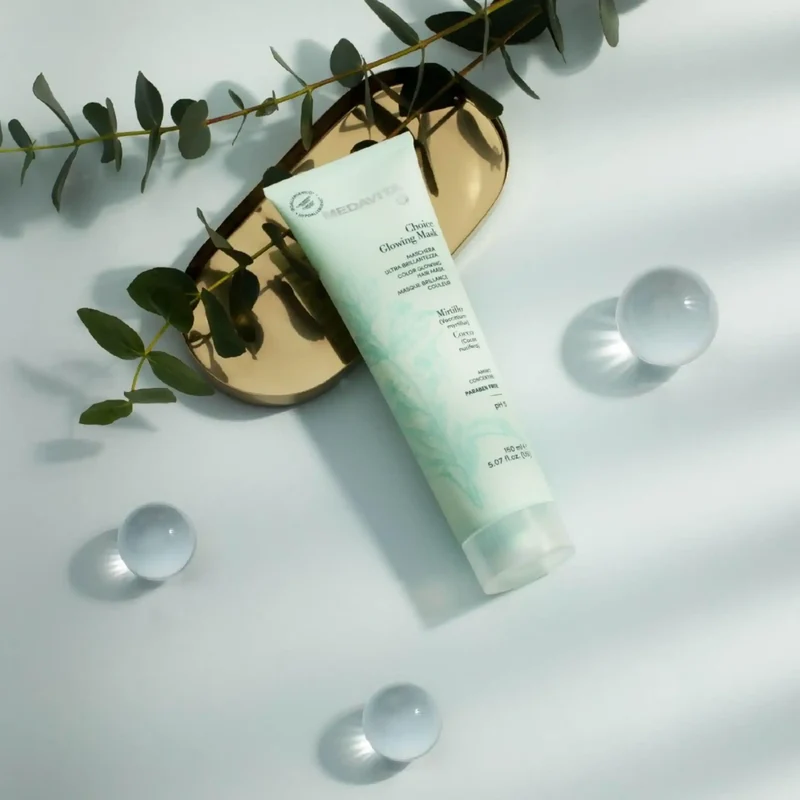 Medavita Choice Glowing Maschera 150ml - Ultra-brillantezza per tutti i tipi di capelli