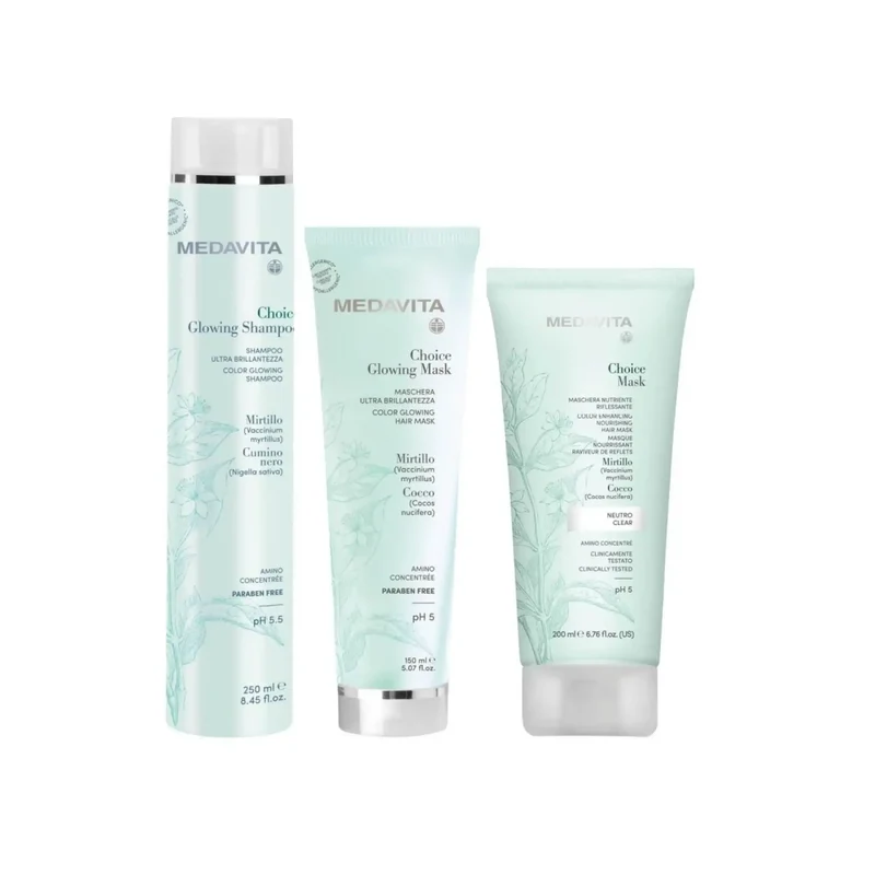 Medavita Choice Glowing Shampoo 250ml - Ultra-brillantezza per tutti i tipi di capelli