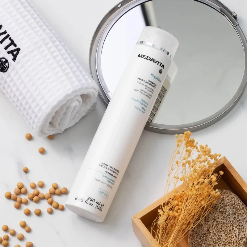 Medavita Requilibre Shampoo sebo-equilibrante 250ml - per Capelli Grassi , Cute Grassa e Cute Seborroica