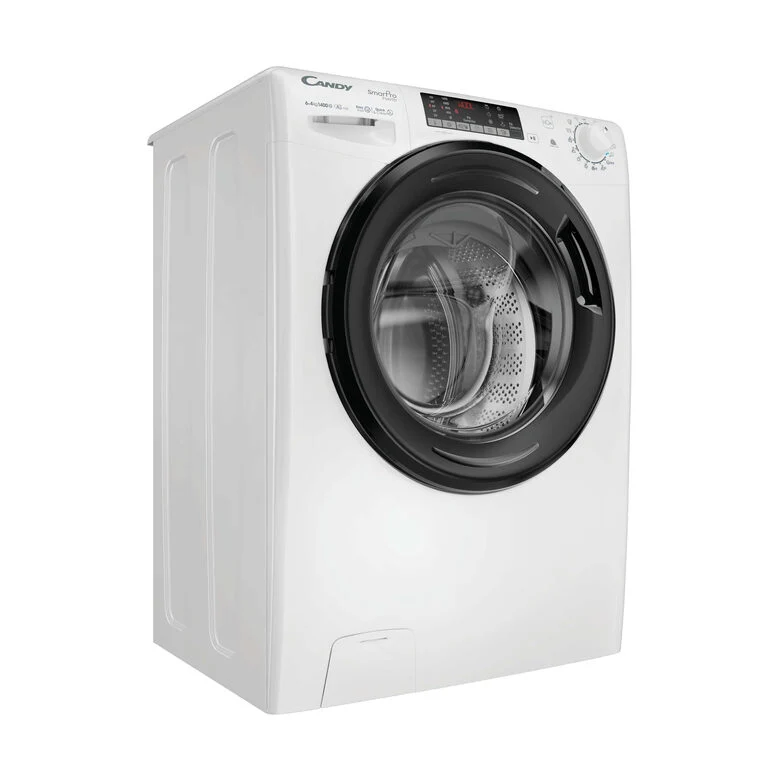 Candy CSOW44644TWMB6-S Lavasciuga Libera Installazione 6 Kg, 1400 Giri, Smart Pro Inverter, Wi-fi + Bluetooth, Snap&wash, Classe E, Bianco