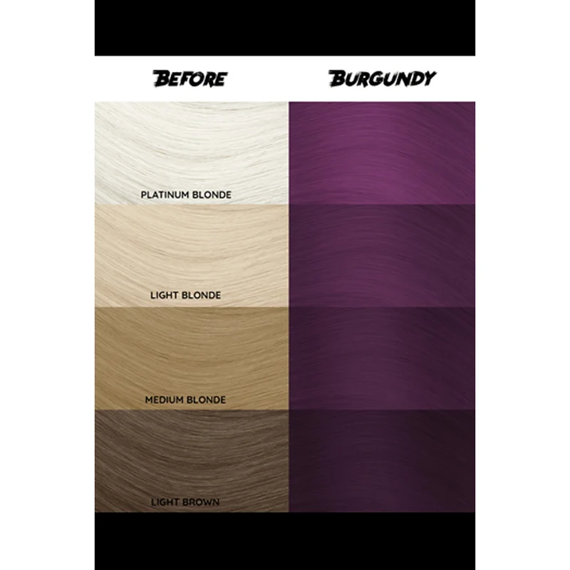 Crazy Color Burgundy no 61, 100ml - crema colorante Borgogna