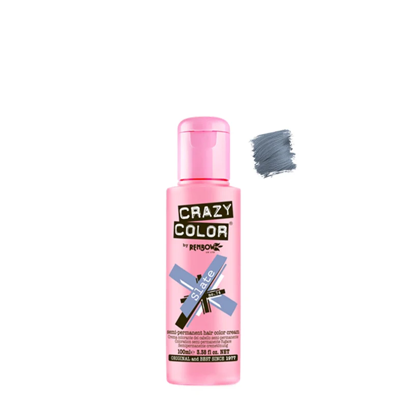 Crazy Color Slate no 74, 100ml - crema colorante ardesia