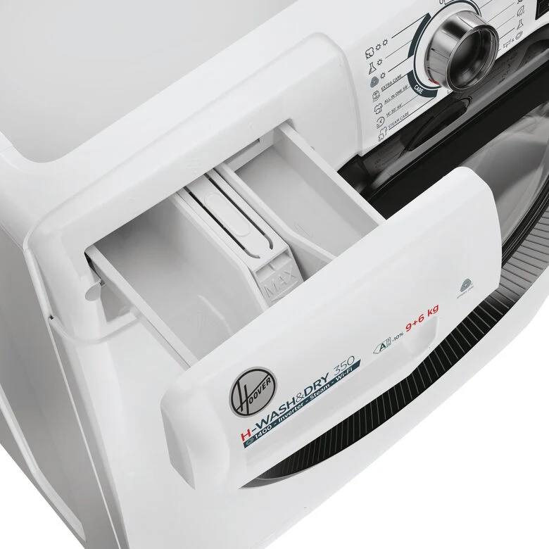 Hoover H-WASH&DRY 350 H3DPS4966TAMB6-S lavasciuga Libera installazione Caricamento frontale Bianco D
