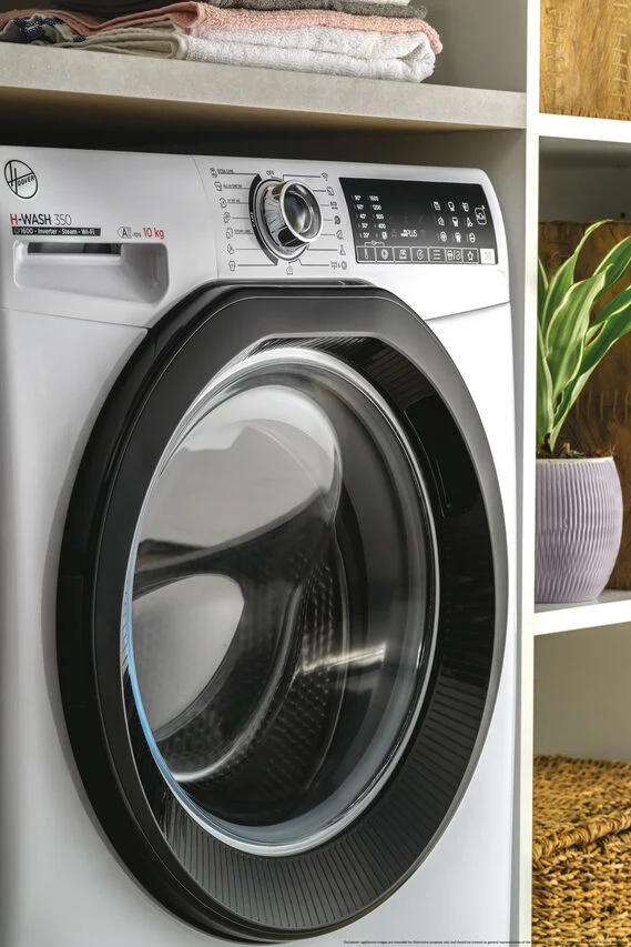 Hoover H-WASH&DRY 350 H3DPS4966TAMB6-S lavasciuga Libera installazione Caricamento frontale Bianco D