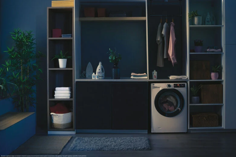 Hoover H-WASH&DRY 350 H3DPS4966TAMB6-S lavasciuga Libera installazione Caricamento frontale Bianco D