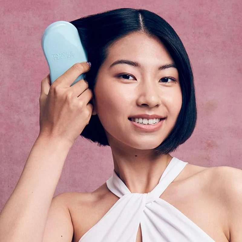Tangle Teezer Detangling Fine & Fragile Lilac Mint - spazzola azzurra per capelli fini e fragili