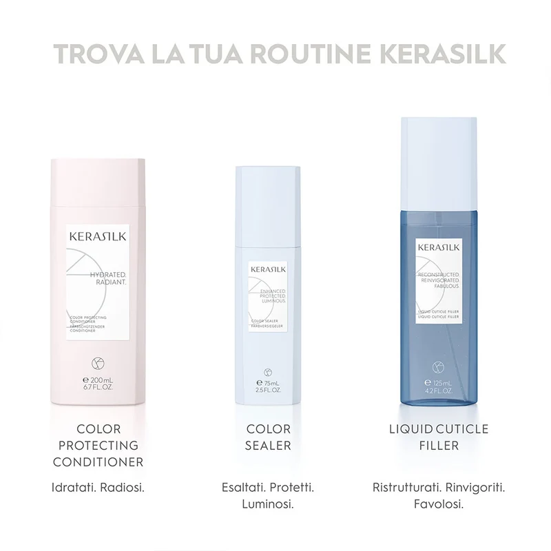 Kerasilk Essentials Color Protecting Conditioner 75ml - balsamo protezione colore