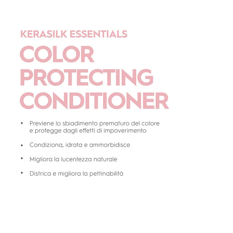 Kerasilk Essentials Color Protecting Conditioner 75ml - balsamo protezione colore
