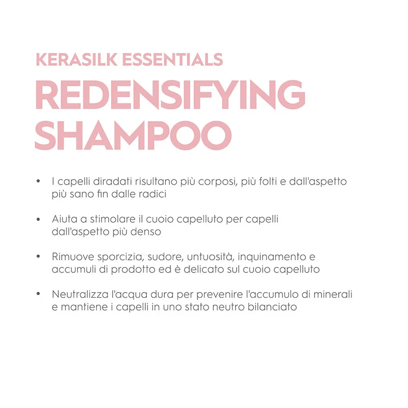 Kerasilk Essentials Redensifying Shampoo 250ml - shampoo densificante