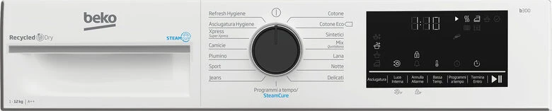 Beko BT3122IS asciugatrice Libera installazione Caricamento frontale 12 kg A++ Bianco