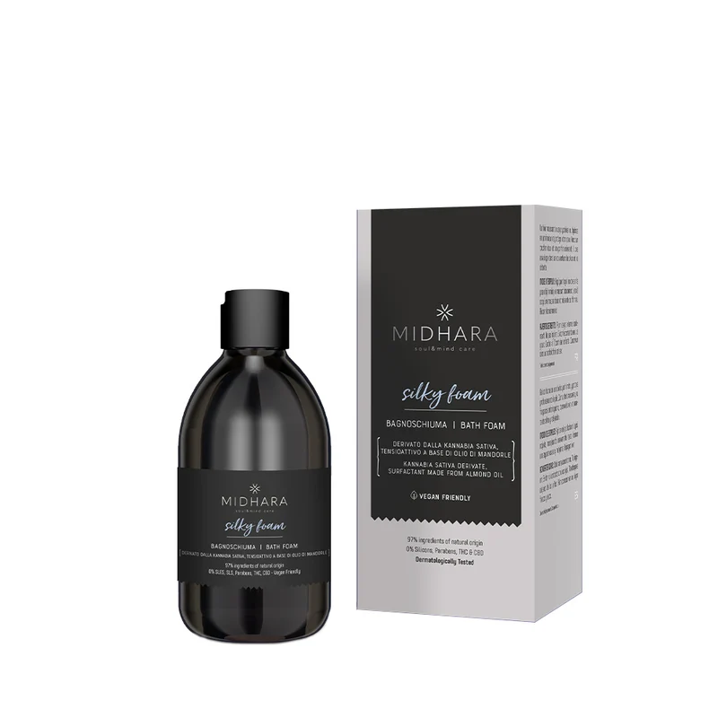 Midhara Body & Soul Silky Foam 300ml - bagnoschiuma delicato