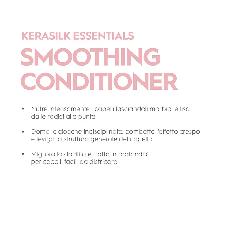 Kerasilk Essentials Smoothing Conditioner 200ml - balsamo anti crespo