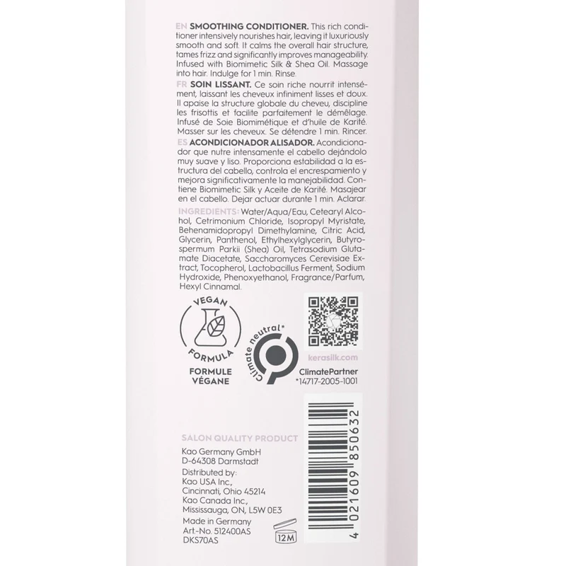 Kerasilk Essentials Smoothing Conditioner 200ml - balsamo anti crespo