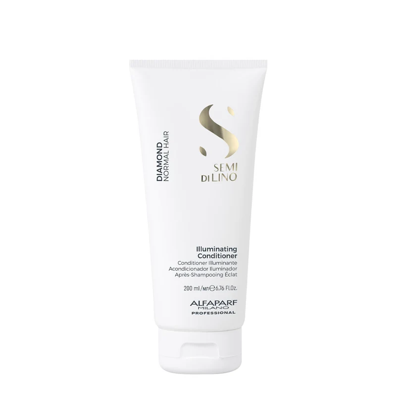 Alfaparf Milano Semi Di Lino Diamond Illuminating Conditioner 200ml - balsamo illuminante