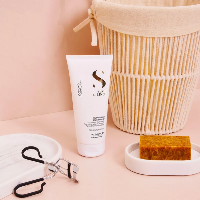 Alfaparf Milano Semi Di Lino Diamond Illuminating Conditioner 200ml - balsamo illuminante