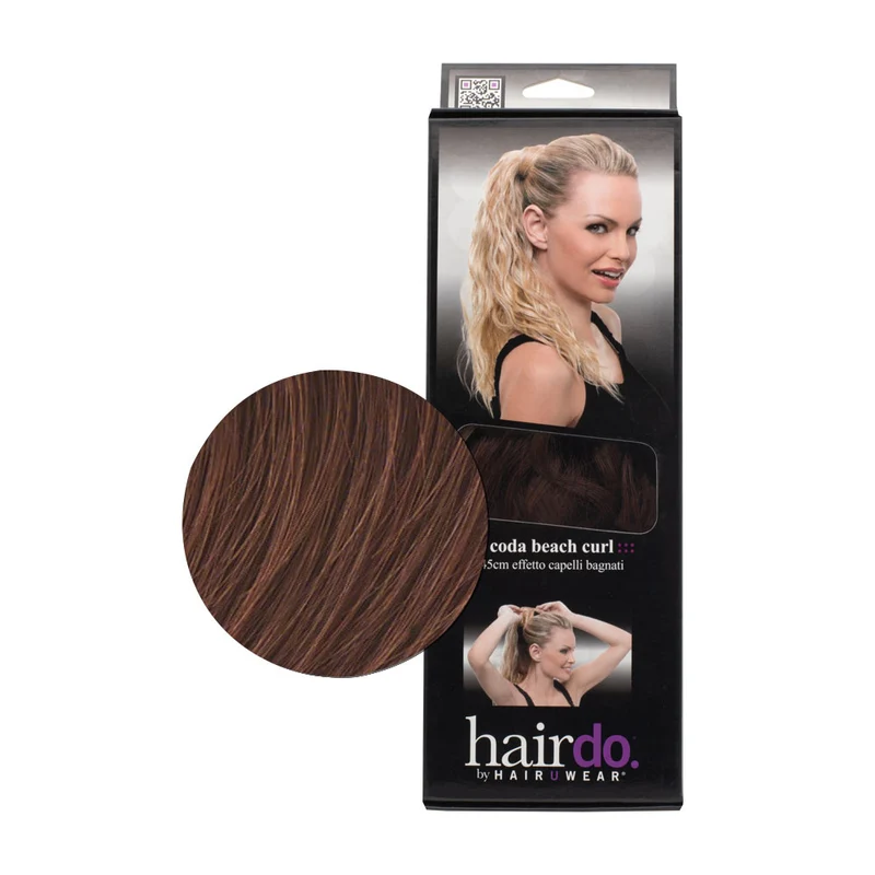 Hairdo Coda Con Onde R33 Castano Mogano Ramato 46cm