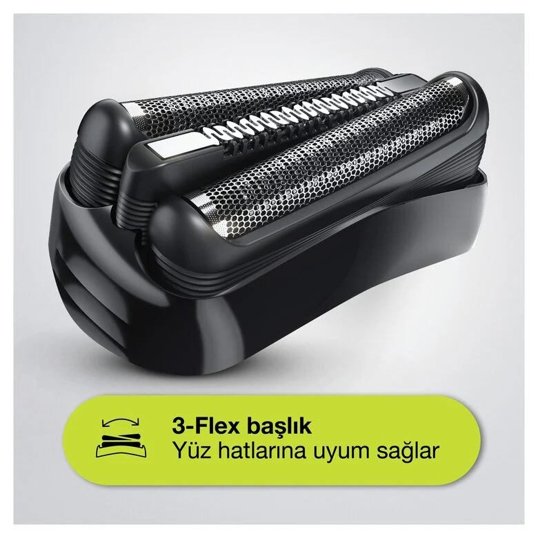 Braun Series 3 310BT Rasoio Trimmer Nero, Blu