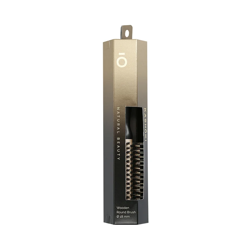 Kashōki Hair Brush Natural Beauty 18mm - spazzola in legno