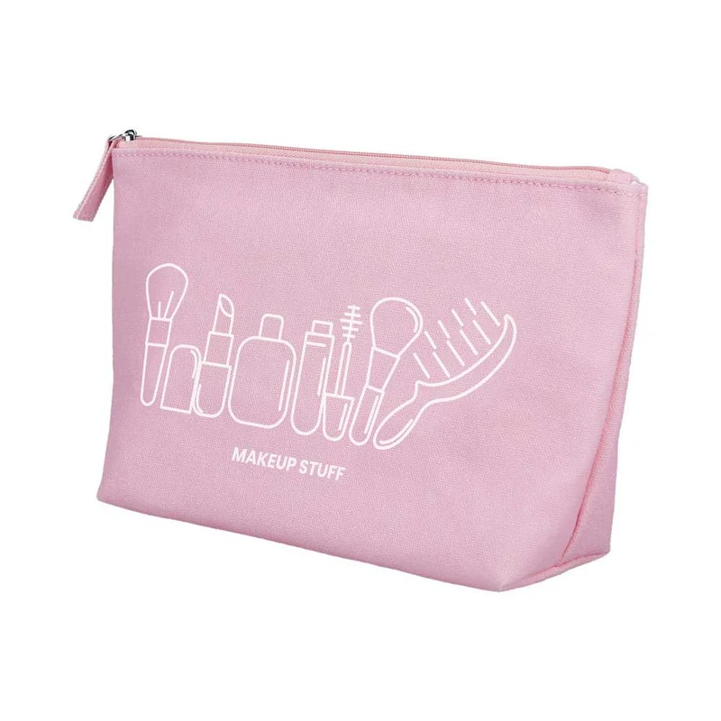 ilū Cotton Beauty Bag Pink - pochette porta trucchi