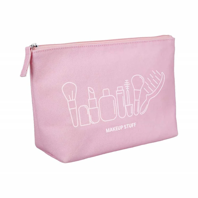 ilū Cotton Beauty Bag Pink - pochette porta trucchi