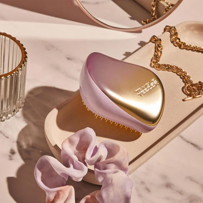 Tangle Teezer Compact Styler Lilac Yellow Chrome - spazzola compatta