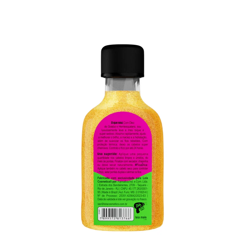 Lola From Rio Xapadinha Oleo Disciplinante 50ml - olio protettore termico anticrespo