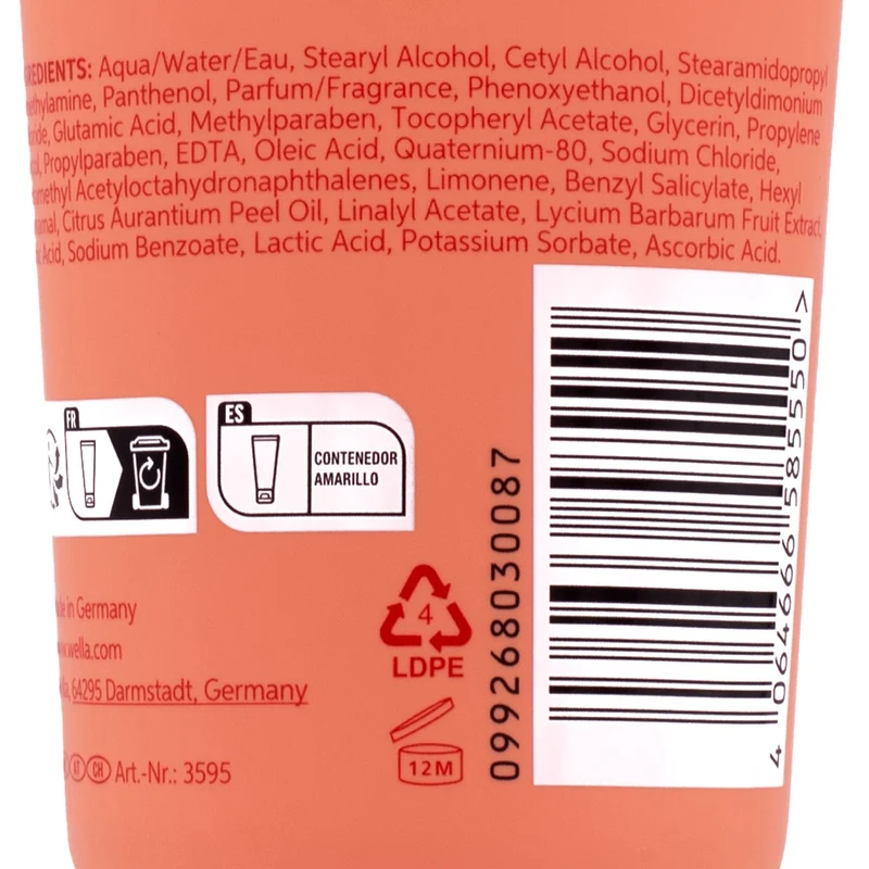Wella Invigo Nutri Enrich Deep Nourishing Conditioner 200ml - balsamo capelli secchi e stressati