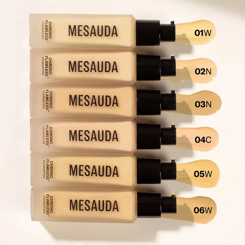 Mesauda Beauty Chrono Flawless Foundation 04C 30ml - fondotinta fluido a lunga tenuta