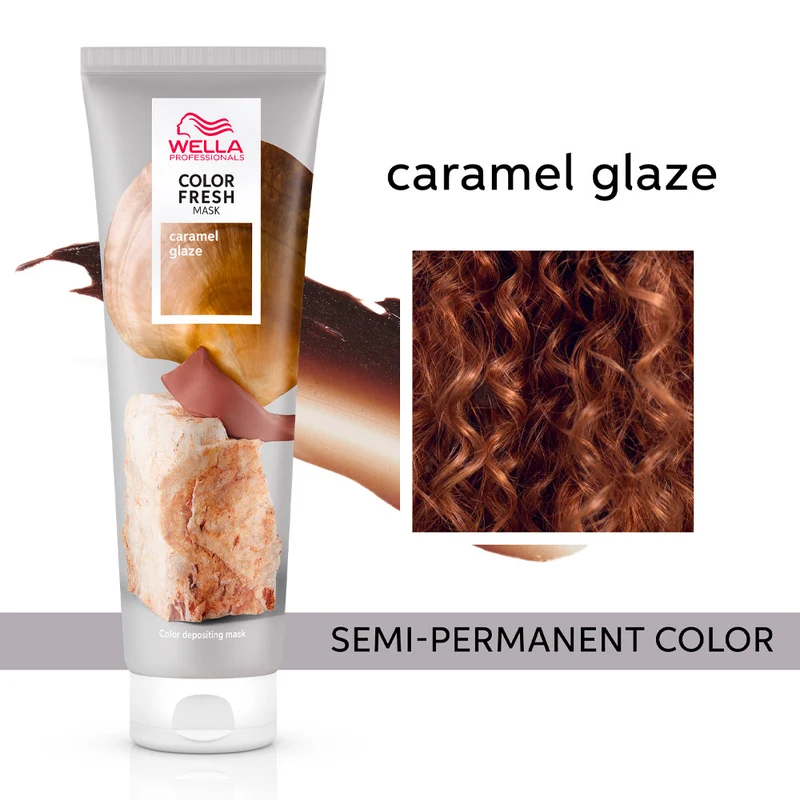 Wella Color Fresh Mask Caramel Glaze 150ml - maschera colorata