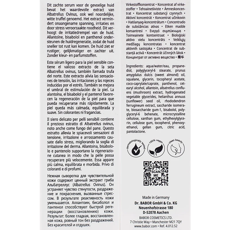 Babor Skinovage Calming Serum 30ml - siero viso pelle sensibile