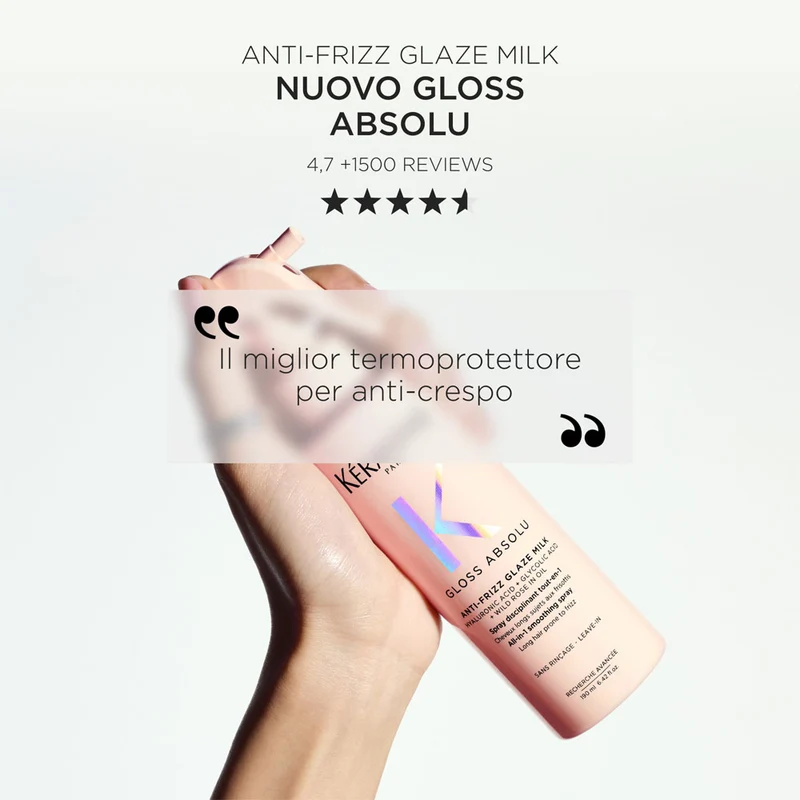 Kerastase Gloss Absolu Anti -Friz Glaze Milk 190ml - spray anticrespo illuminante