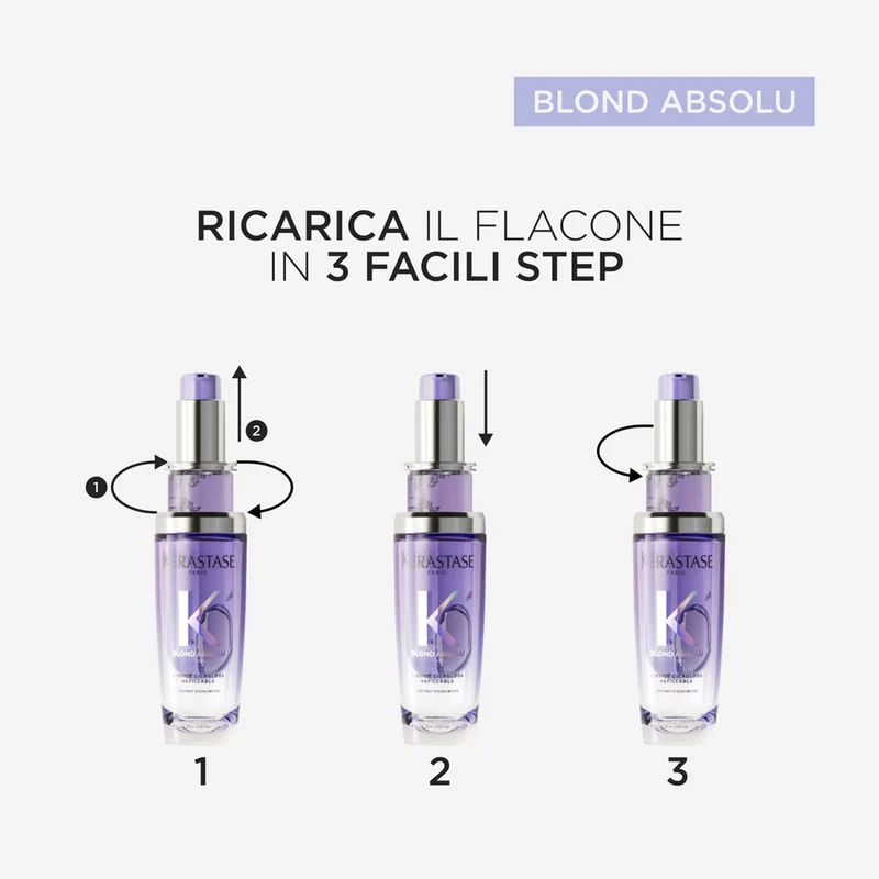 Kerastase Blond Absolu L'Huile Cicagloss Refill 75ml - ricarica olio capelli biondi