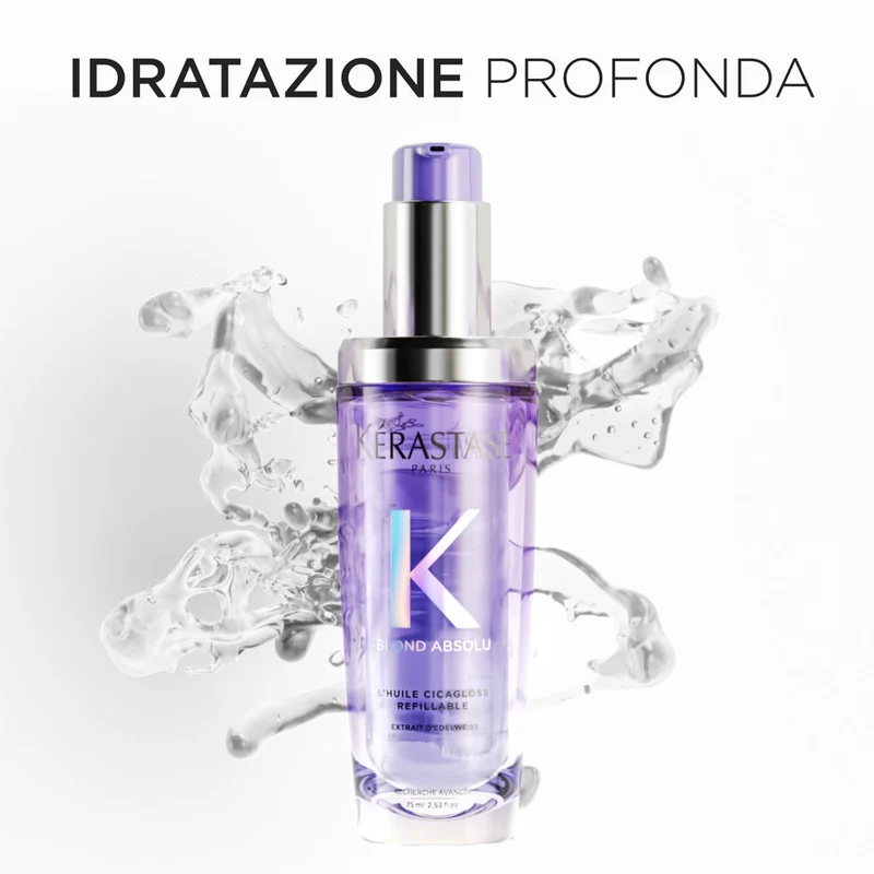 Kerastase Blond Absolu L'Huile Cicagloss Refill 75ml - ricarica olio capelli biondi