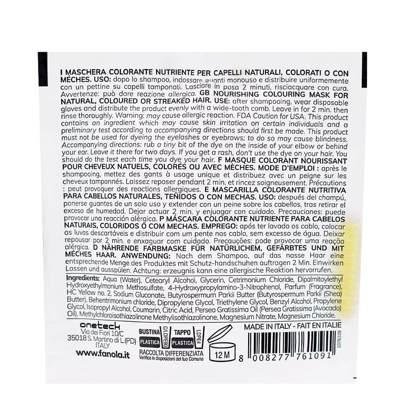 Fanola Color Mask Copper Flow 30ml - colore semipermanente