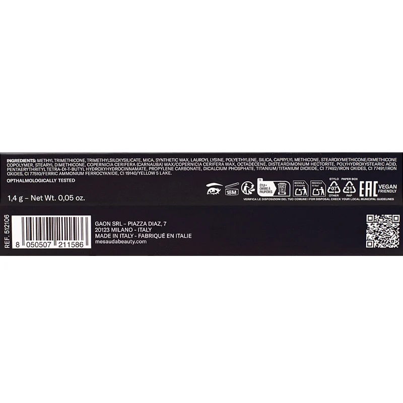 Mesauda Beauty Drawmatic Shadow 106 Rich 1.4gr - ombretto stylo multiuso