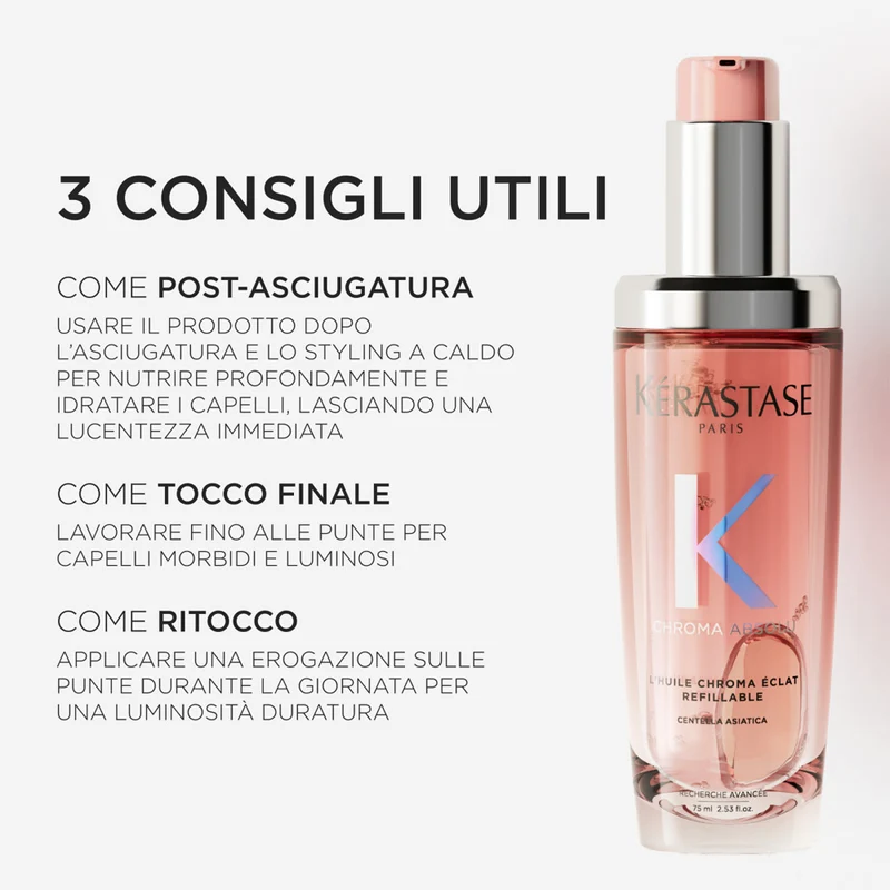 Kerastase Chroma Absolu L'Huile Chroma Éclat 75ml - olio capelli colorati