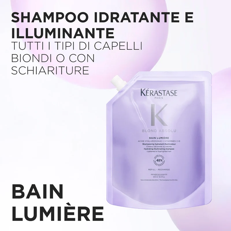 Kerastase Blond Absolu Bain Lumiere Refill 500ml - ricarica shampoo capelli biondi