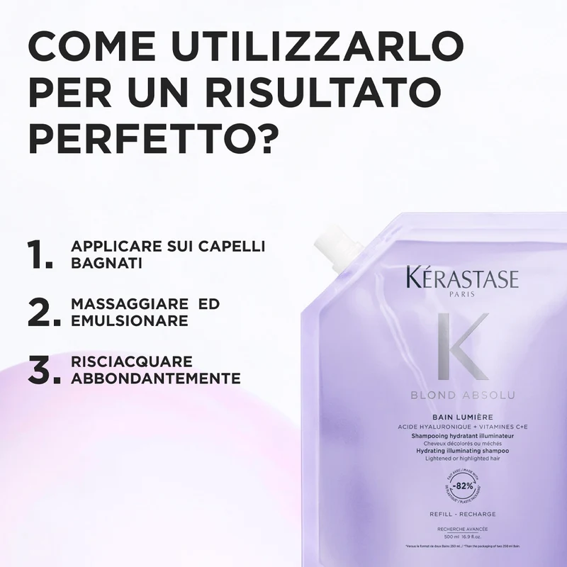Kerastase Blond Absolu Bain Lumiere Refill 500ml - ricarica shampoo capelli biondi