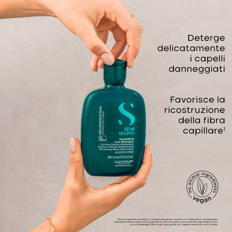 Alfaparf Milano Semi di Lino Reconstruction Reparative Low Shampoo 250ml - shampoo delicato ristrutturante