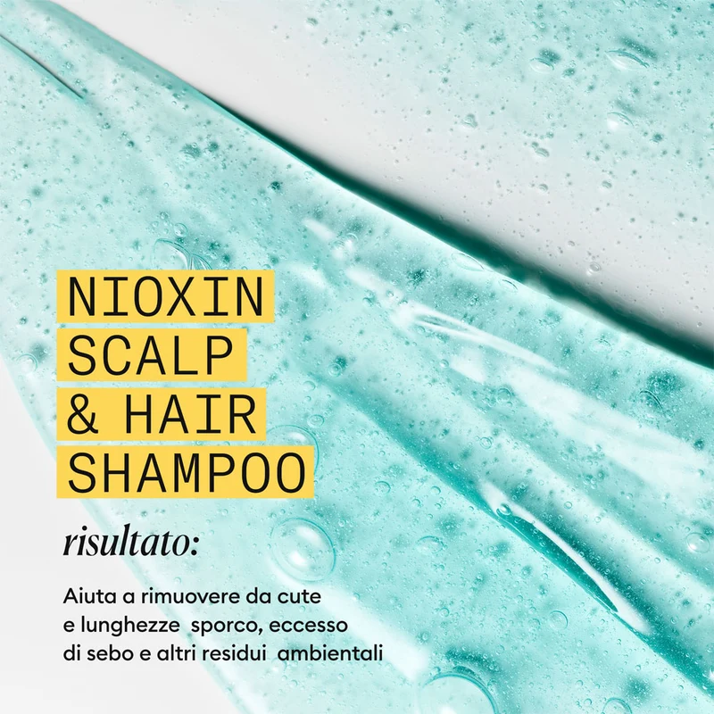 Nioxin Sistema 1 Scalp + Hair Shampoo 1000ml - shampoo anti assottigliamento lieve