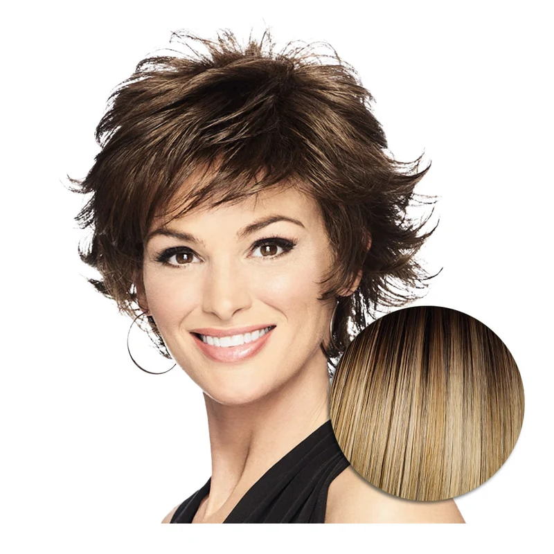 Hairdo Textured Flip Parrucca Biondo Chiaro - parrucca taglio corto