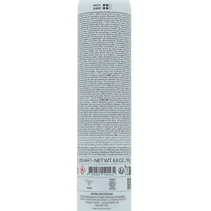 Keune Style Cashmere Cloud Strong Volume Foam 200ml - mousse volumizzante tenuta forte