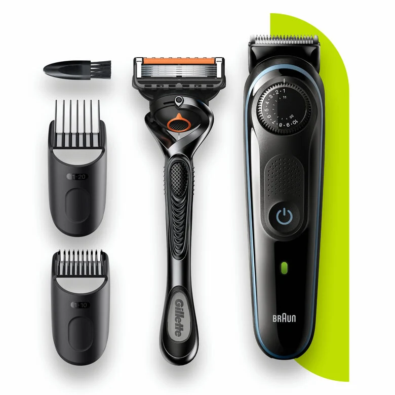 Braun BeardTrimmer 5 BT5340 Nero, Blu