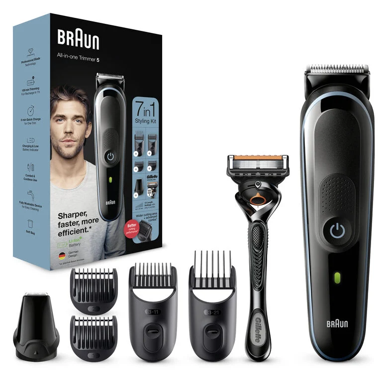 Braun All-in-one MGK5355 Nero, Blu
