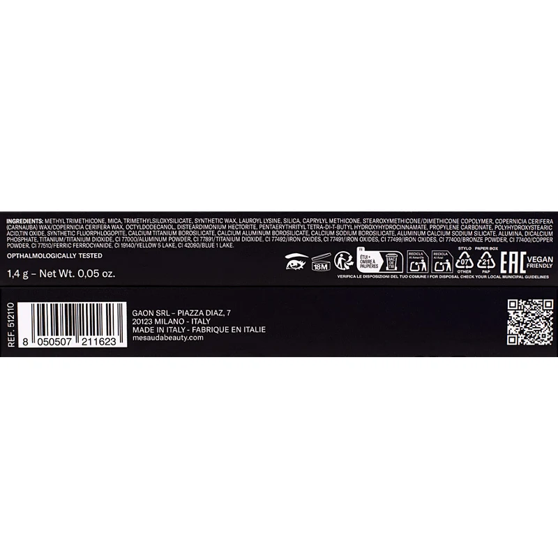 Mesauda Beauty Drawmatic Shadow 110 Halo 1.4gr - ombretto stylo multiuso