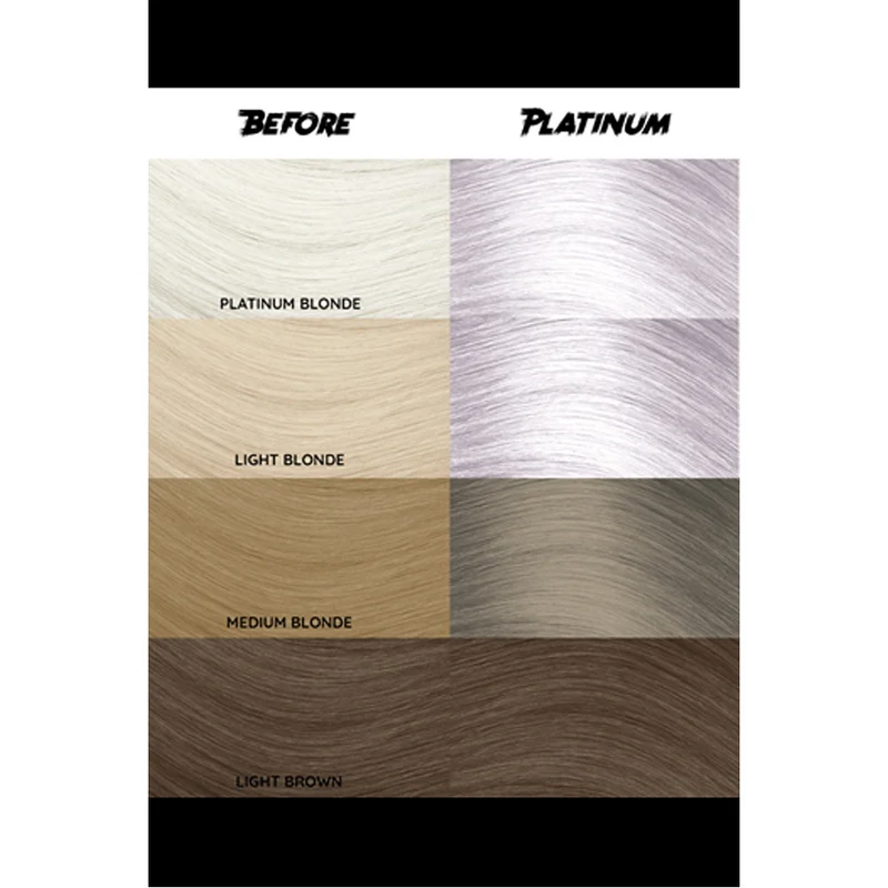 Crazy Color Platinum no 28, 100ml - crema colorante platino